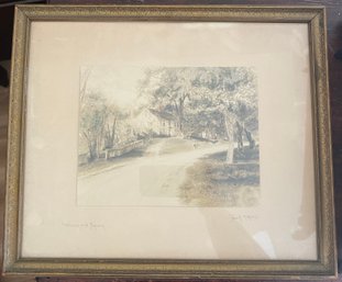 Signed 'highway & Byway' Farmhouse Framed Print