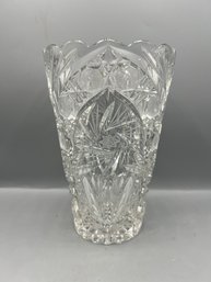 Crystal Cut Vase