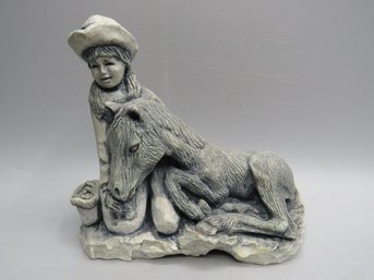 Mt St. Helen's Sculptures Genuine Volcanic Ash Figurine