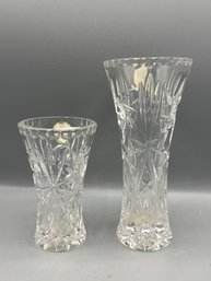 Lenox Crystal Bud Vases - 2 Piece Lot