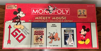 Monopoly Mickey Mouse 75 Anniversary Edition, Factory Sealed