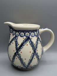 Doleseawiec Poland Handmade Ceramic Pitcher/m8