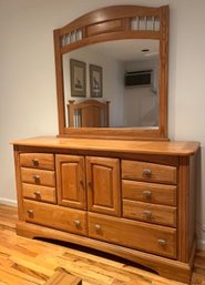Vaughan 8 Drawer Dresser With Attached Mirror