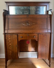 Antique Mirror Desk