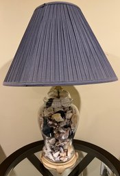 Glass Seashell Table Lamp