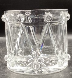 Clear Glass Ice Bucket