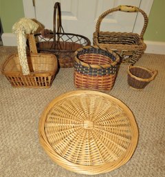 Baskets - Assorted Lot Of 6