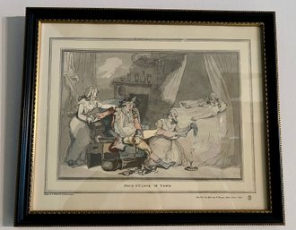 Thomas Rowlandson Four Oclock In Town Lithograph Print