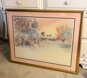 Barbara Dolores Framed Watercolor Print