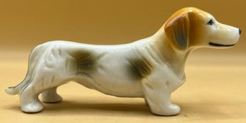 Beagle Hunter Dog Bone China Figurine