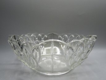 Oval Glass Bowl