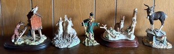 Schmid Border Fine Arts Assorted Figures - 5 Pieces