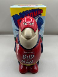 Budman Beer Stein Collectible In Box