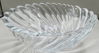 Large Crystal Swirl Bowl