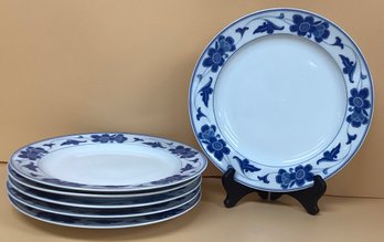 Liling LIL10 Fine China Dinner Plates, 6 Piece Lot