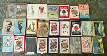 Assorted Playing Cards, 24 Pieces