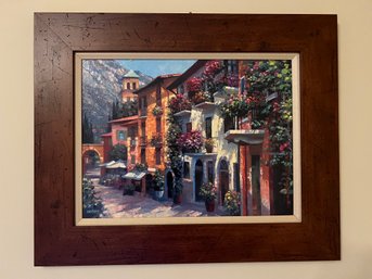 Howard Behrens Village Hideaway Print Framed