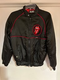 Rolling Stones Roadie Jacket Mens Satin Size XS