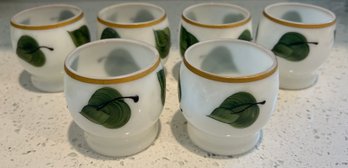 Dunbar Hand Painted Small Cocktail Glasses- 6 Pieces