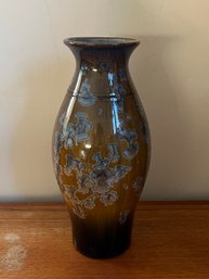 Vintage Splashed Glazed Vase