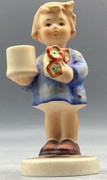W. Goebel- Hummel Figurine - Girl With Nosegay Candle Holder - 1986
