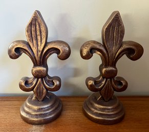 Flor De Lis Standing Decor - 2 Pieces