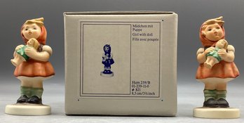 W. Goebel- Hummel Figurine, Girl With Doll Set Of 2 With Box - 1998