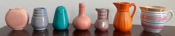 Assorted Miniature Pottery Vases - 7 Pieces