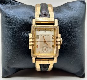 Bulova 10k Rolled Gold Plate Vintage Watch