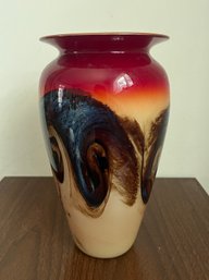 Michael Nourot Blown Glass Vase