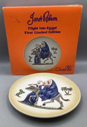 Goebel 1902-1974 Flight Into Egypt Plate 52-506 By Janet Robson With Box