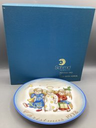Schmid THE CREATIVE HAND Christmas 1978 'Heavenly Trio' By Sister Berta Hummel Eighth Limited Edition With Box