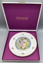 Royal Doulton Valentine's Day Collectors Plate 1976 With Box & Poem