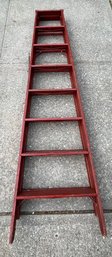 Vintage A-Frame Wooden 8ft Ladder