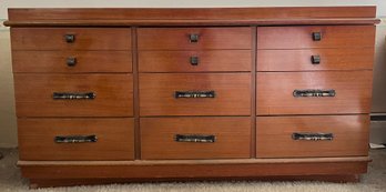 9 Drawer Wooden Dresser