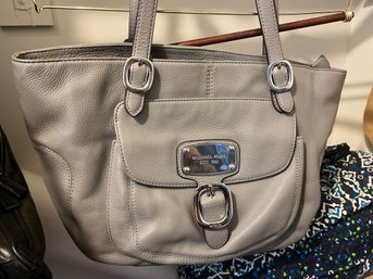 Michael Kors Hudson Downtown Leather Tote