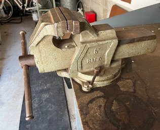 Rapid 6' Cast Iron Bench Vise