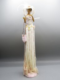 Figurine With Fringe Dress Table Decor