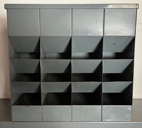 Metal Storage Cabinet With 12 Storage Slots