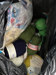 Large Lot Of Assorted Skeins Of Yarn