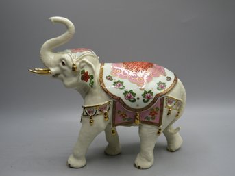 Lenox Porcelain Meji The Flower Blossom Elephant Figurine