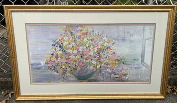 Dorothy Palmer Nantucket Wildflowers Print Framed