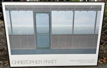 Christopher Pratt Mira Godard Gallery Poster Framed