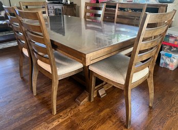 Ashley Furniture Colestad Dining Table With 6 Chairs And Leaf