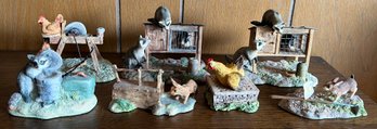 Border Line Arts Animal Figurines - 7 Pieces