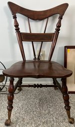 Solid Wood Antique Claw Foot Chair