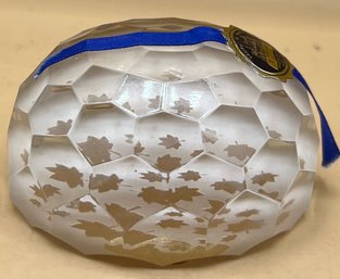 Tipperary Traditional Irish Crystal Paperweight
