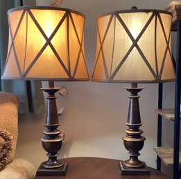 Decorative Resin Table Lamps Set Of 2