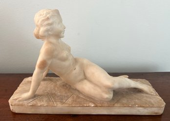 Nude Woman Stone Figurine