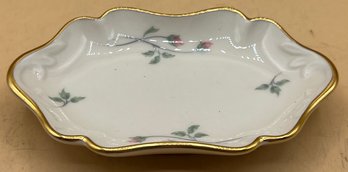 Lenox Rose Manor Tray Hand Decorated W/24K Gold